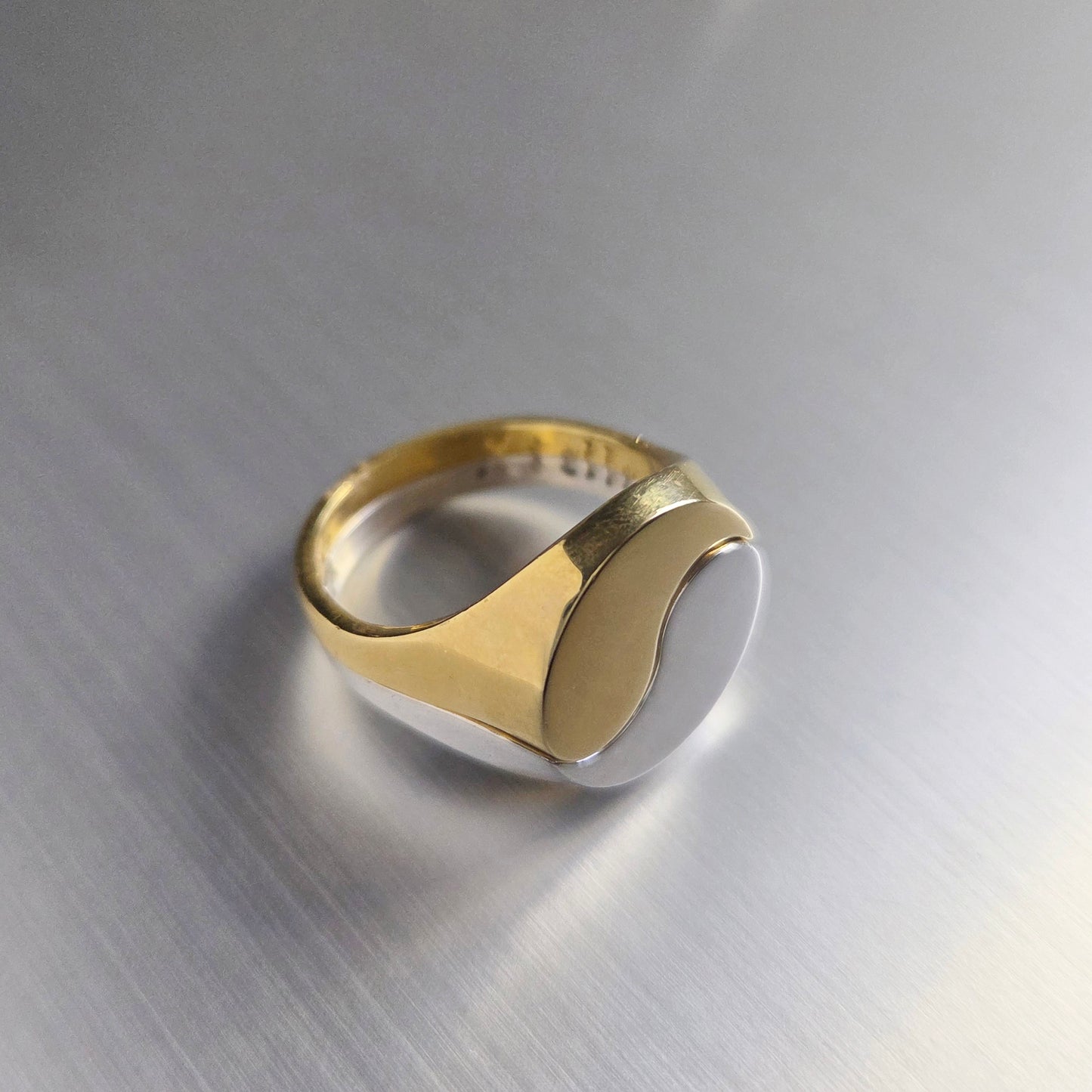 Dual – Modular Yin Yang Ring – 925 Silver & Gold-Plated Silver