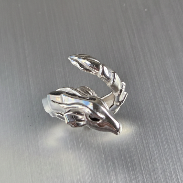 Dragon Ring – Sterling Silver / Gold Plated Sterling Silver