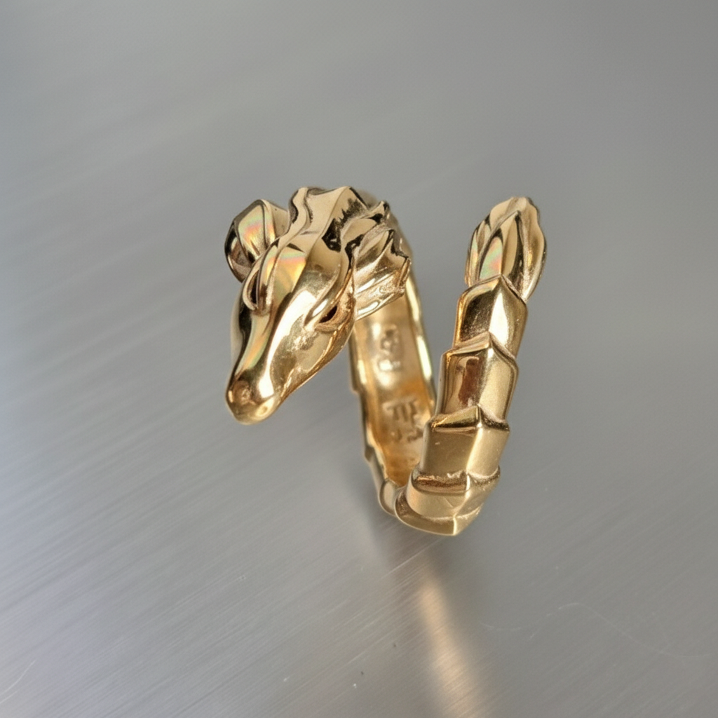 Dragon Ring – Sterling Silver / Gold Plated Sterling Silver