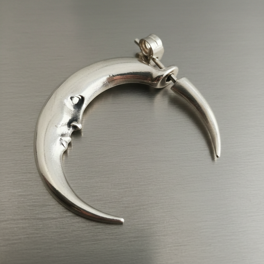 Lunática - Moon Earring - Silver 925 or Gold plated