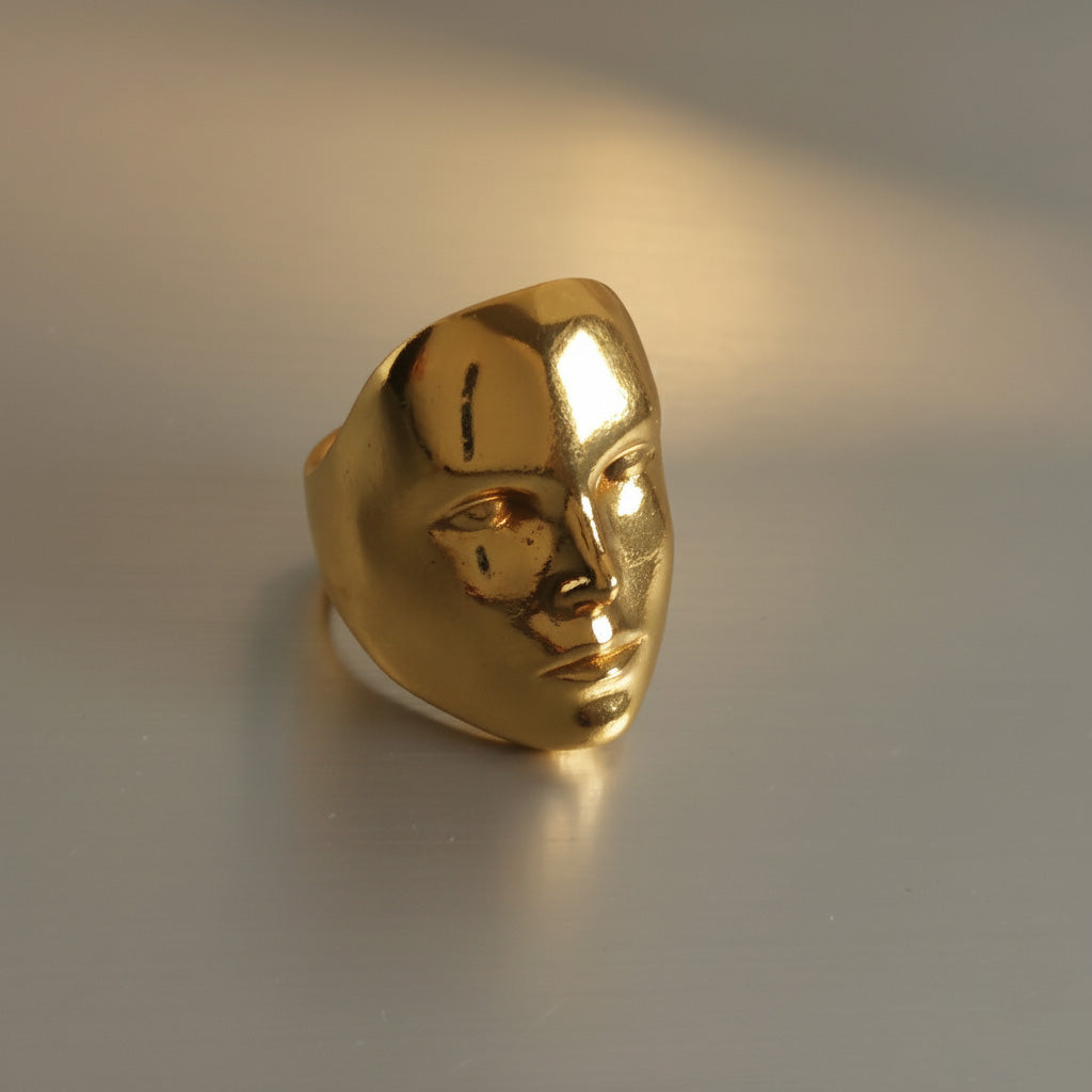 Princexa Face Ring – Goldfilled