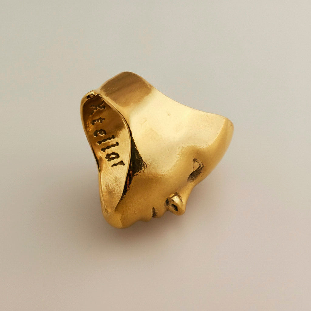 Princexa Face Ring – Goldfilled