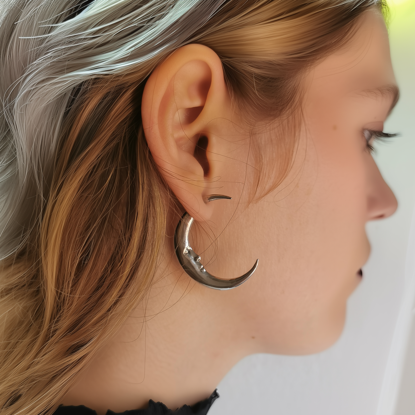 Lunática - Moon Earring - 925 Silver